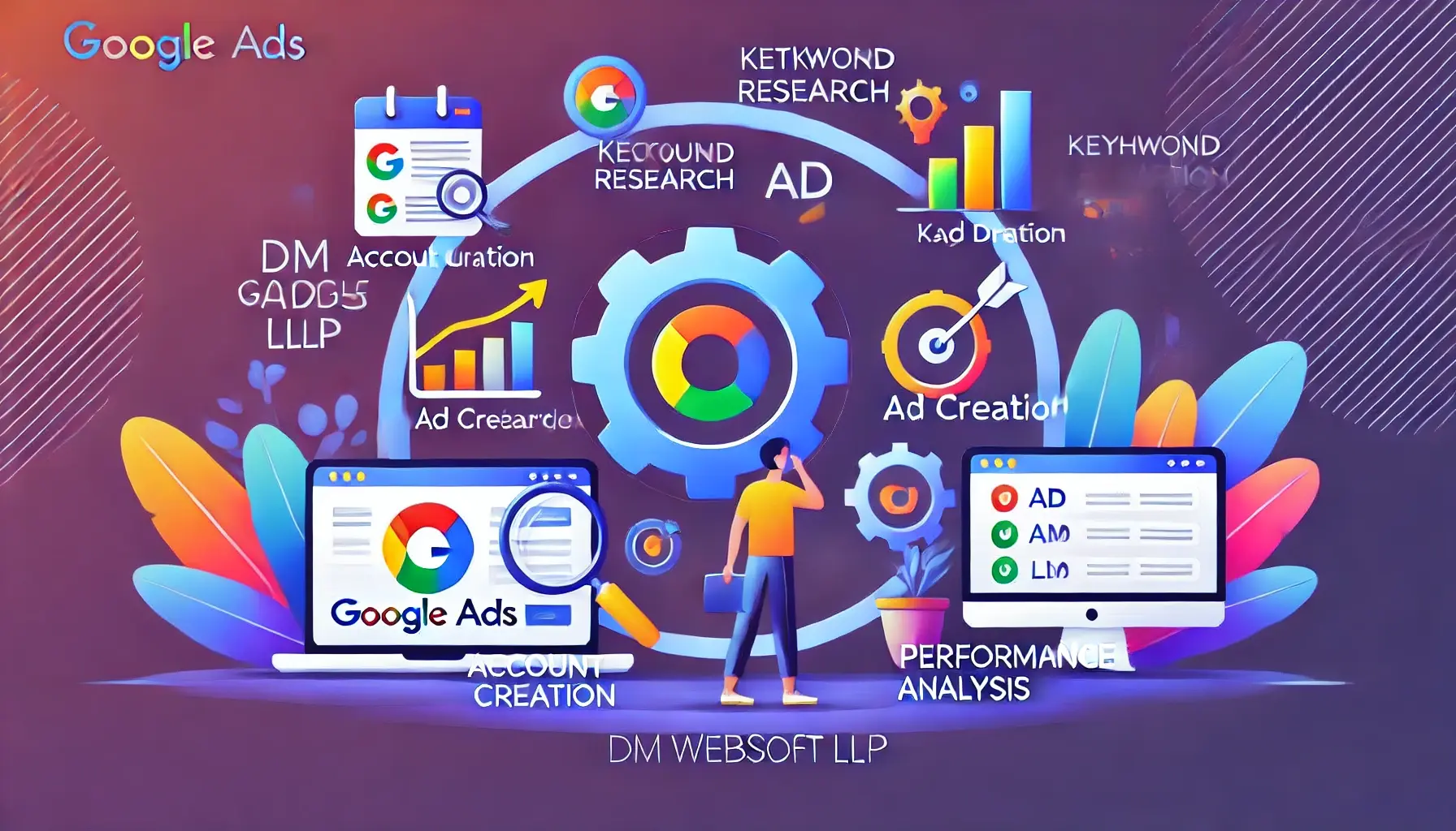 Setting-Up-and-Optimizing-Google-Ads-Campaigns-for-SaaS-HR-Solutions-DM-WebSoft-LLP