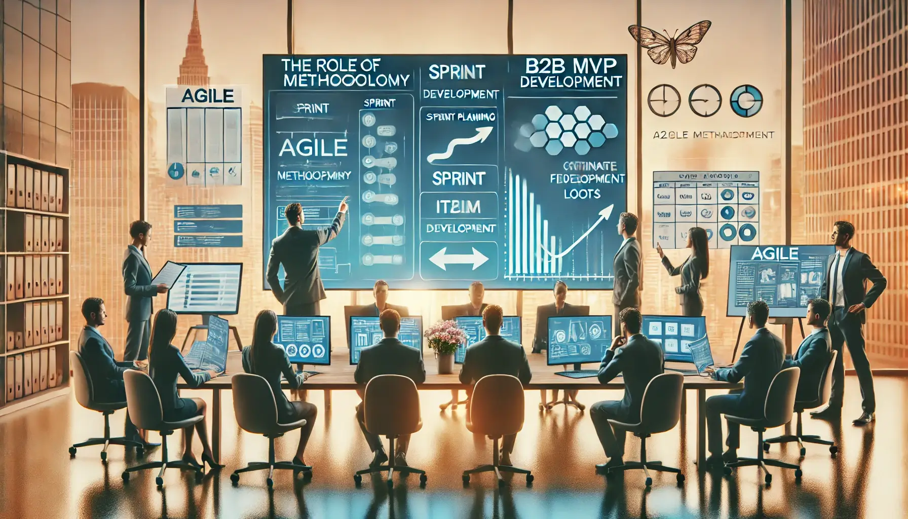 The-Role-of-Agile-Methodology-in-B2B-MVP-Development-DM-WebSoft-LLP